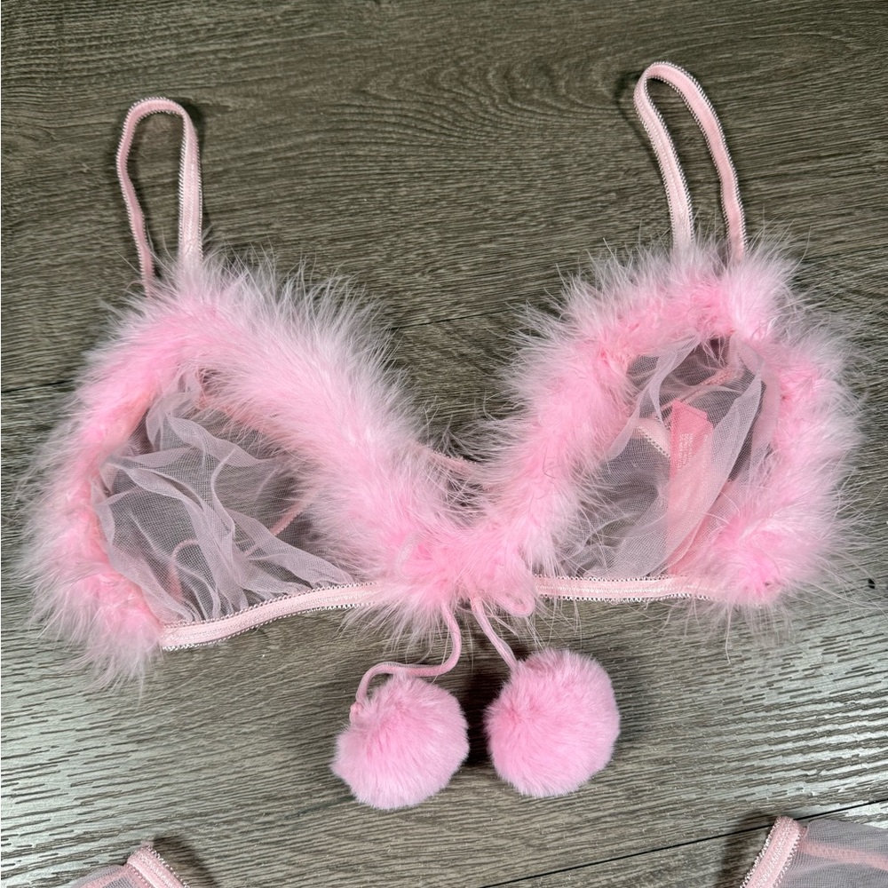 Pink Rave Feminine Intimate Set - Picture 6 of 7